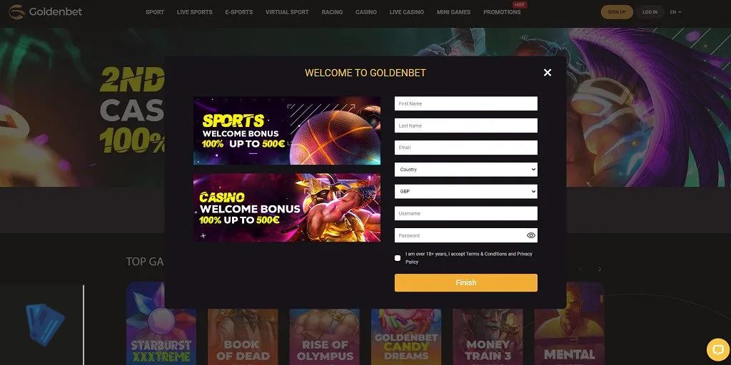 Betalingsmetoder GoldenBet Casino