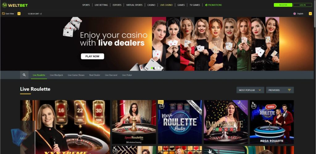 Weltbet Casino Live Casino